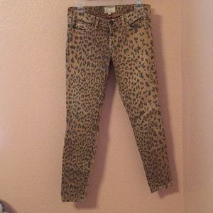 Leopard jeans